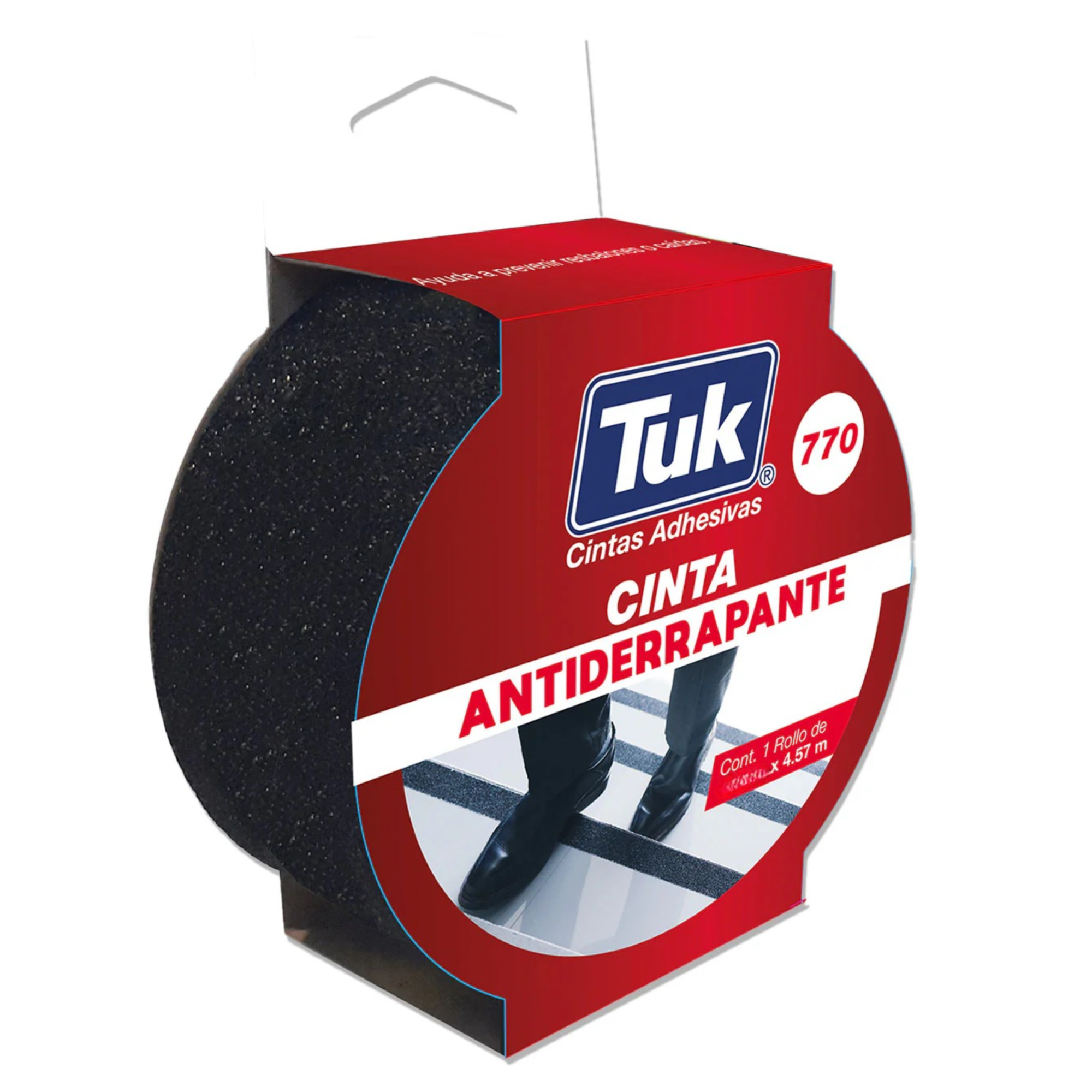 282674 TUK - Cinta antiderrapante con abrasivo 25mm x 05 mts negra 770 TUK