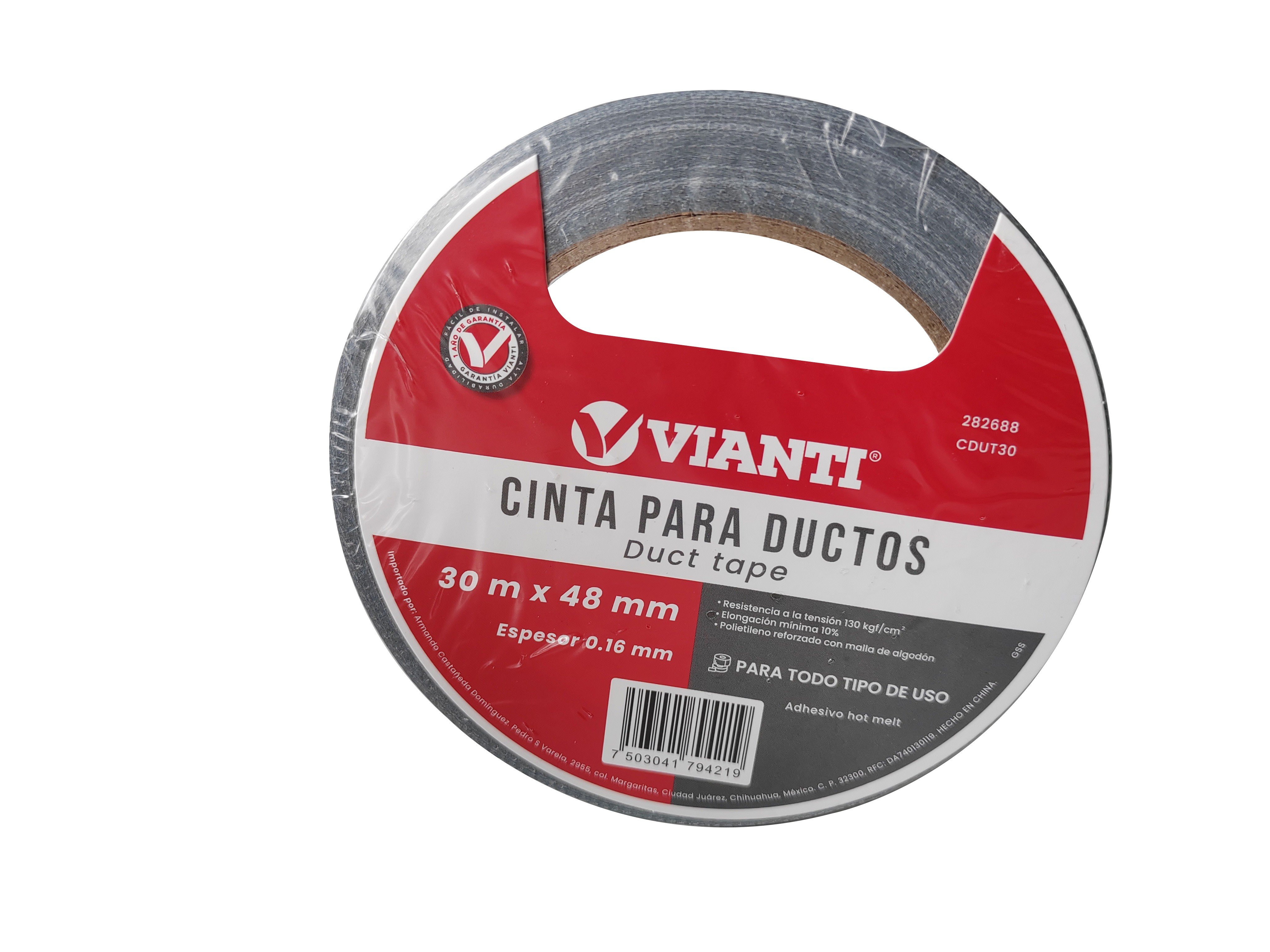 282688 VIANTI - Cinta para ducto 48mm x 30 mt Vianti