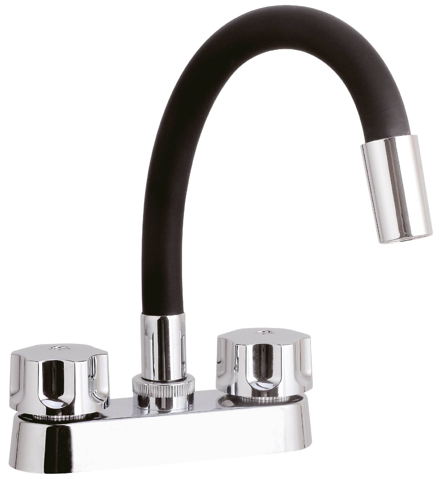 282791 VIANTI - Mezcladora lavabo zinc tipo flexible maneral standard cromada Vianti