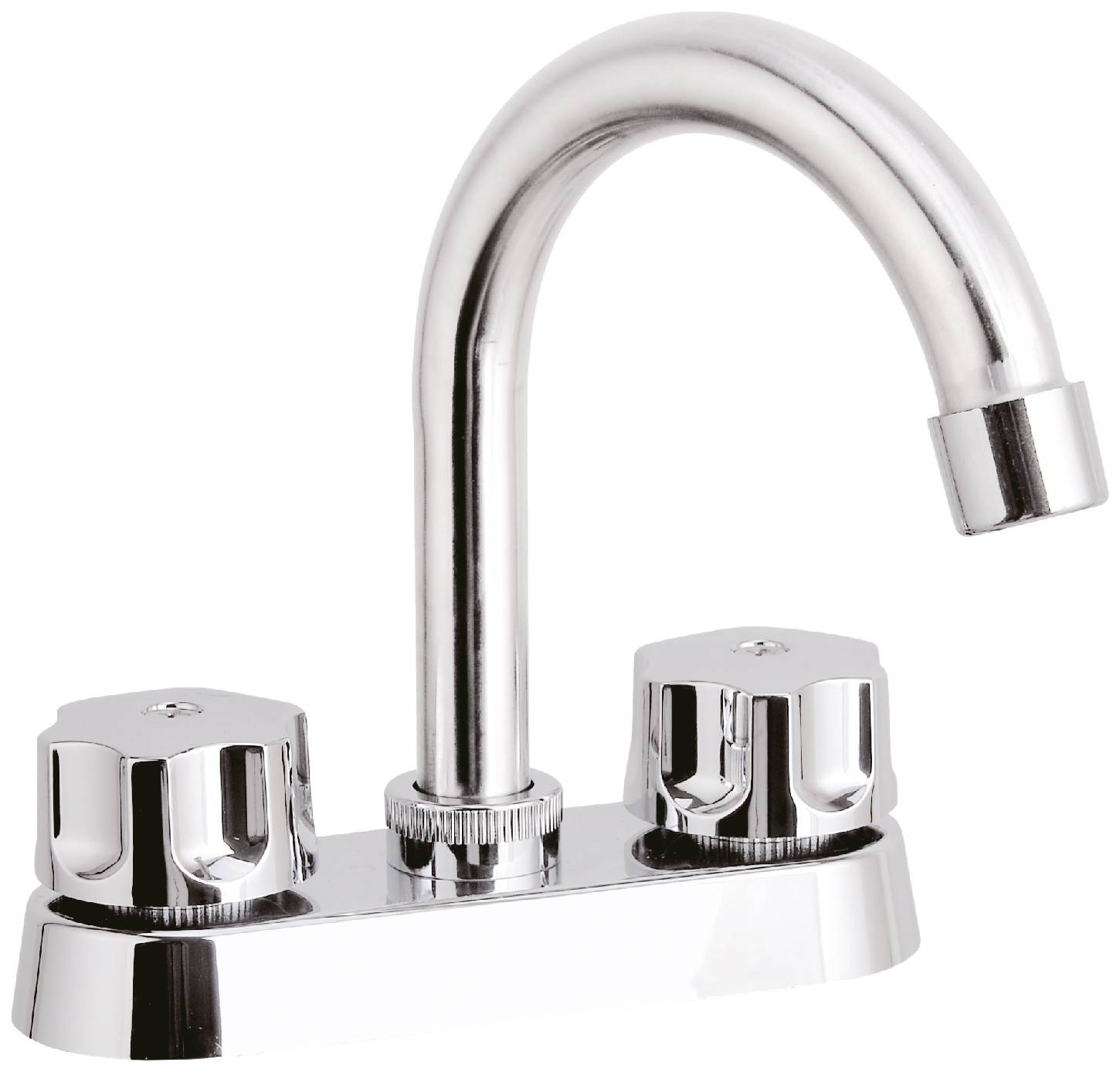 282794 VIANTI - Mezcladora lavabo laton tipo curvo maneral standard cromada Vianti