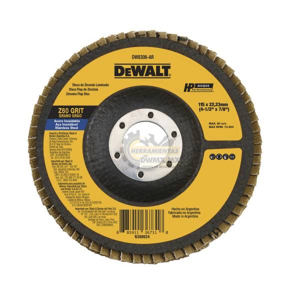 282984 DeWALT - Disco laminado 4-1/2