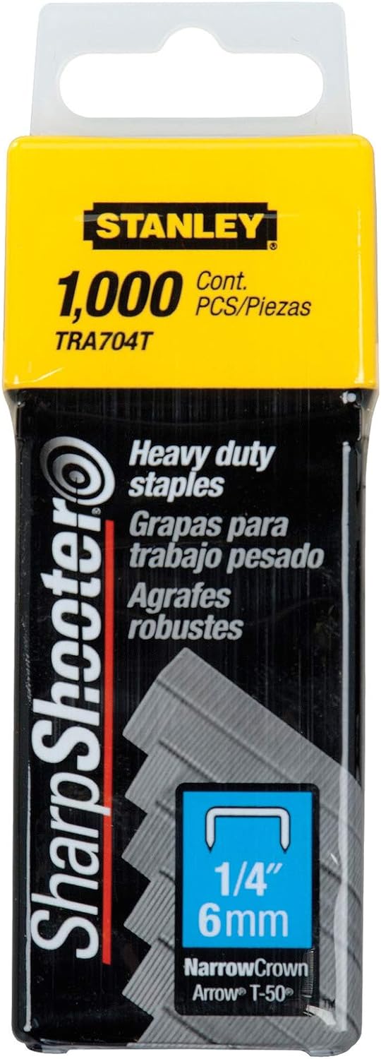 283027 STANLEY - Grapa para pistola 06mm 1/4