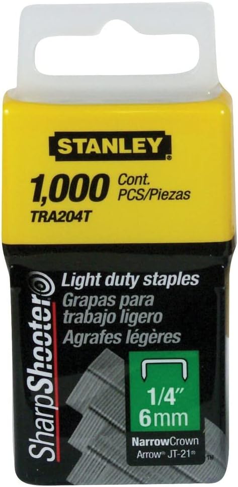 283028 STANLEY - Grapa para pistola 06mm 1/4