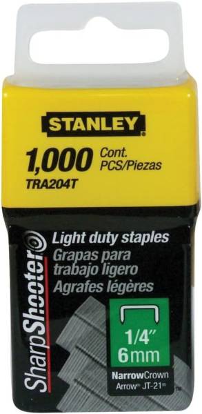 283028 STANLEY - Grapa para pistola 06mm 1/4