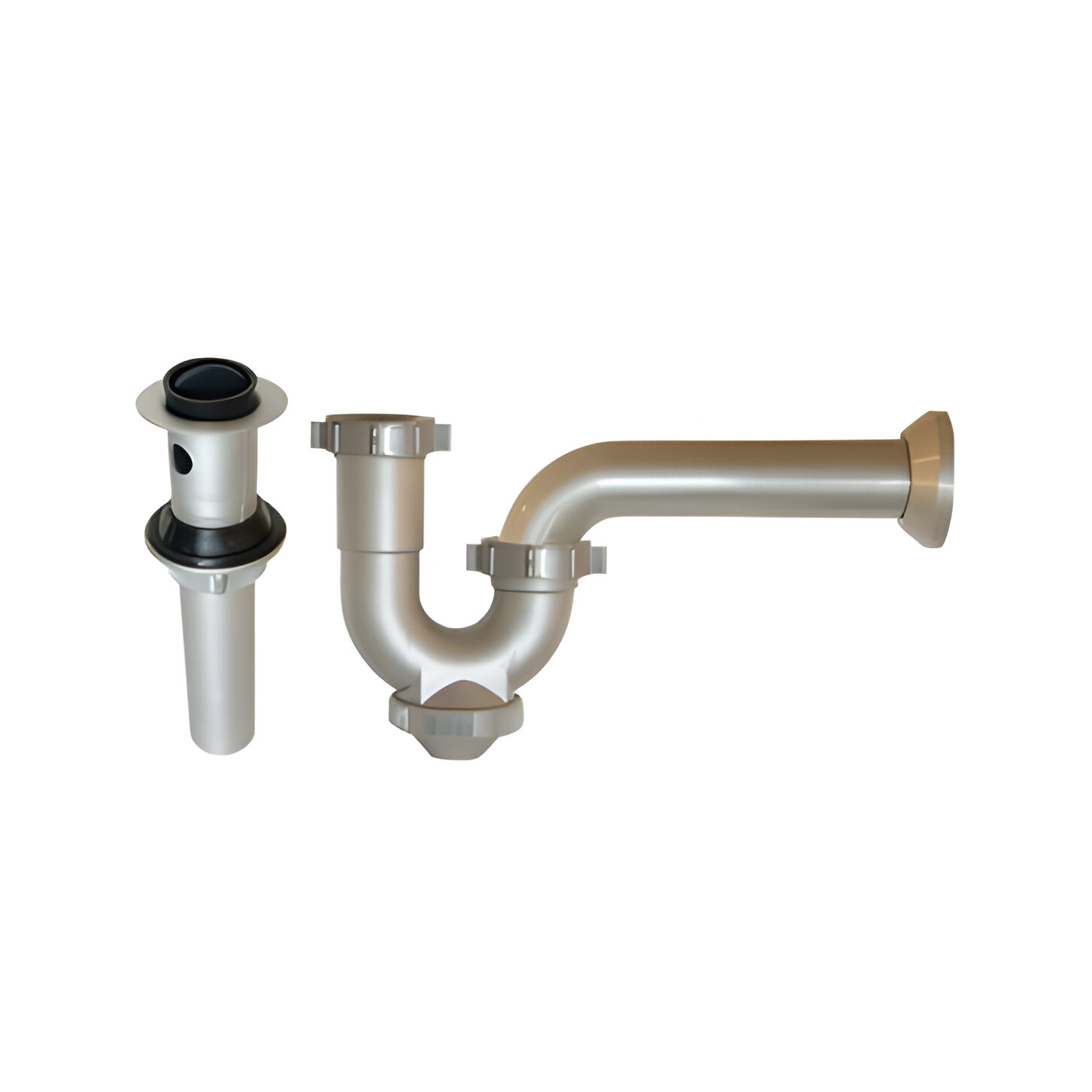 283205 COFLEX - Trampa para lavabo rigida con registro PVC con contra Coflex