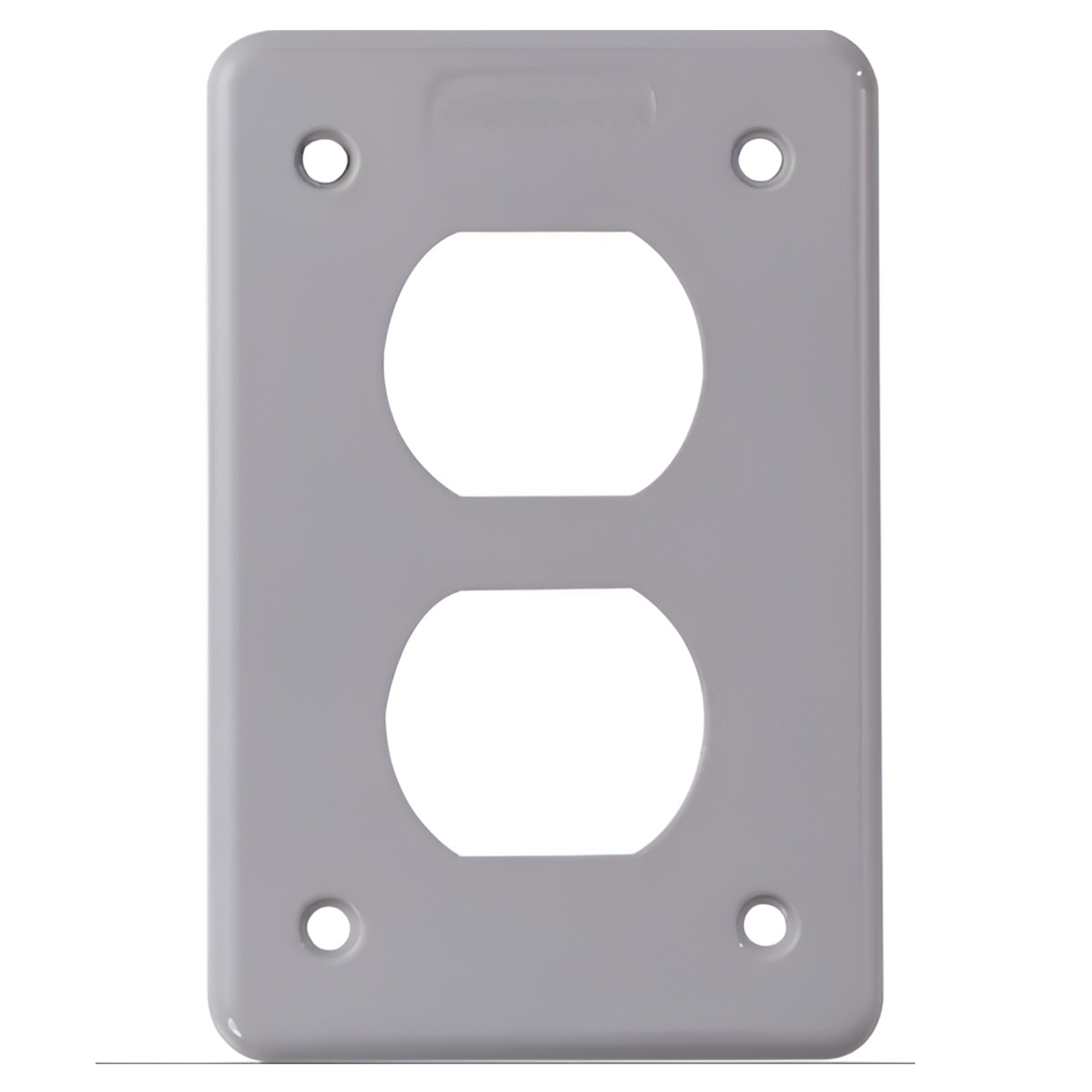 283516 TRAMONTINA - Placa para contacto duplex tipo FS gris sobreponer Tramontina