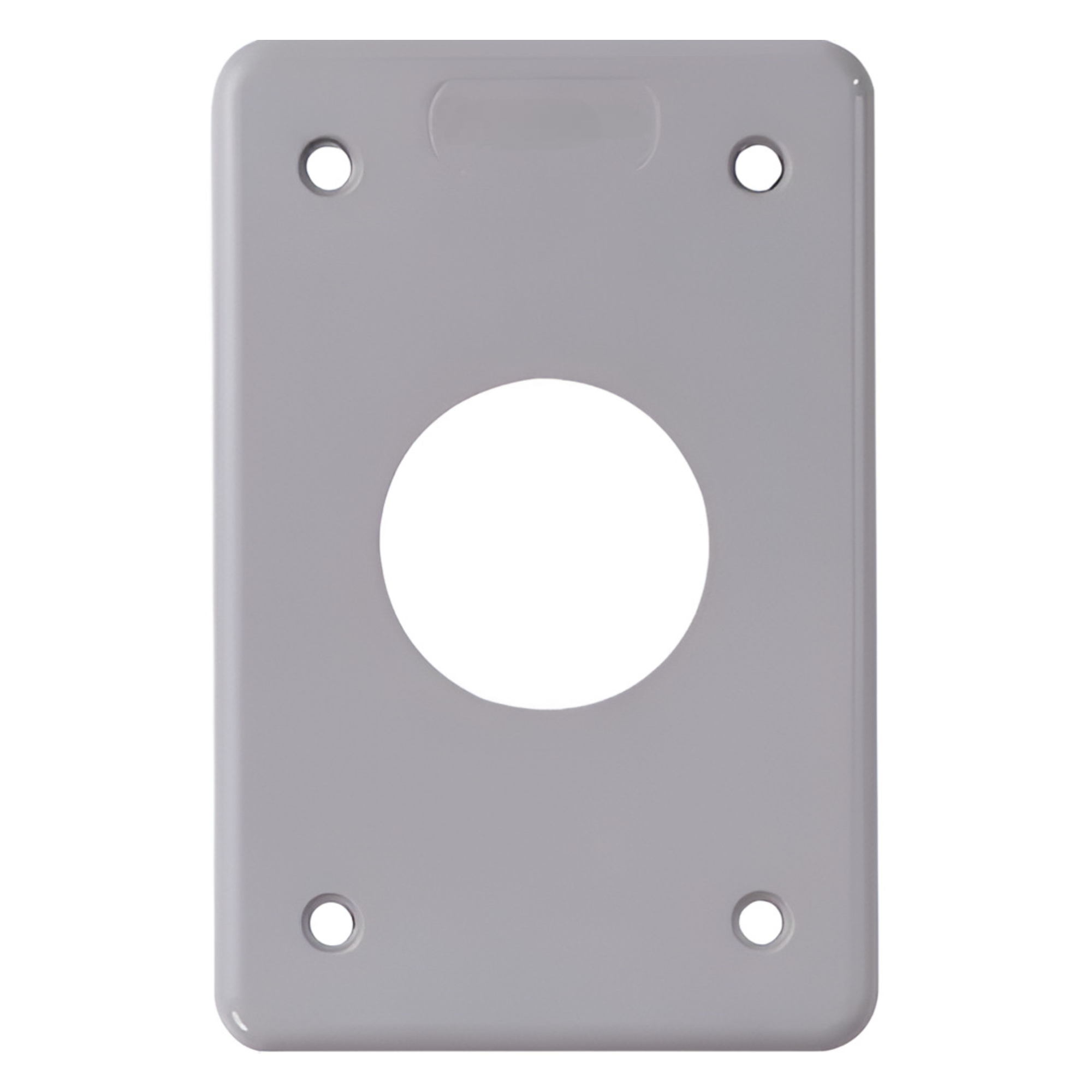 283517 TRAMONTINA - Placa para contacto sencillo tipo FS gris sobreponer Tramontina