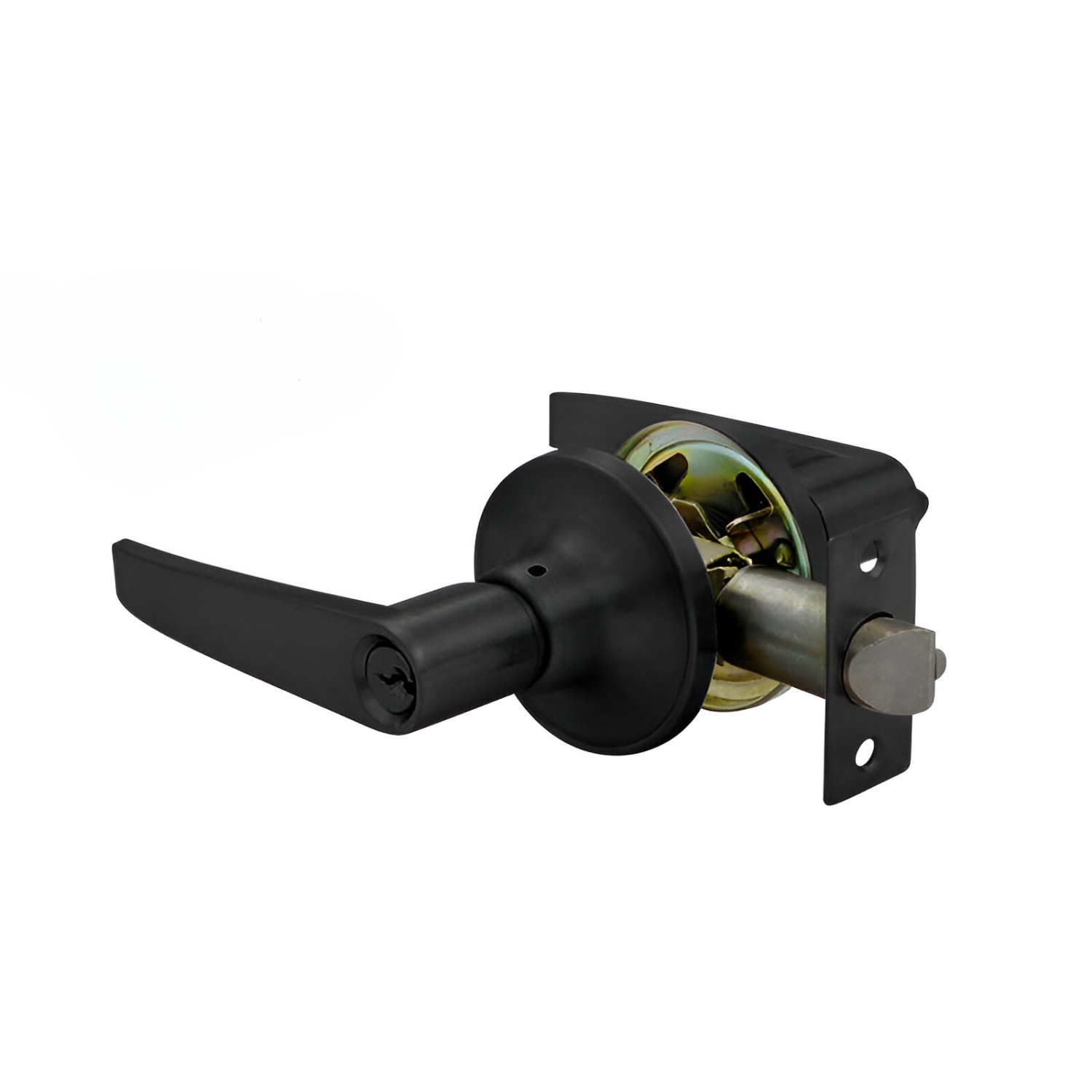 284001 FANAL - Cerradura manija llave/mariposa negro mate Cannes Fanal