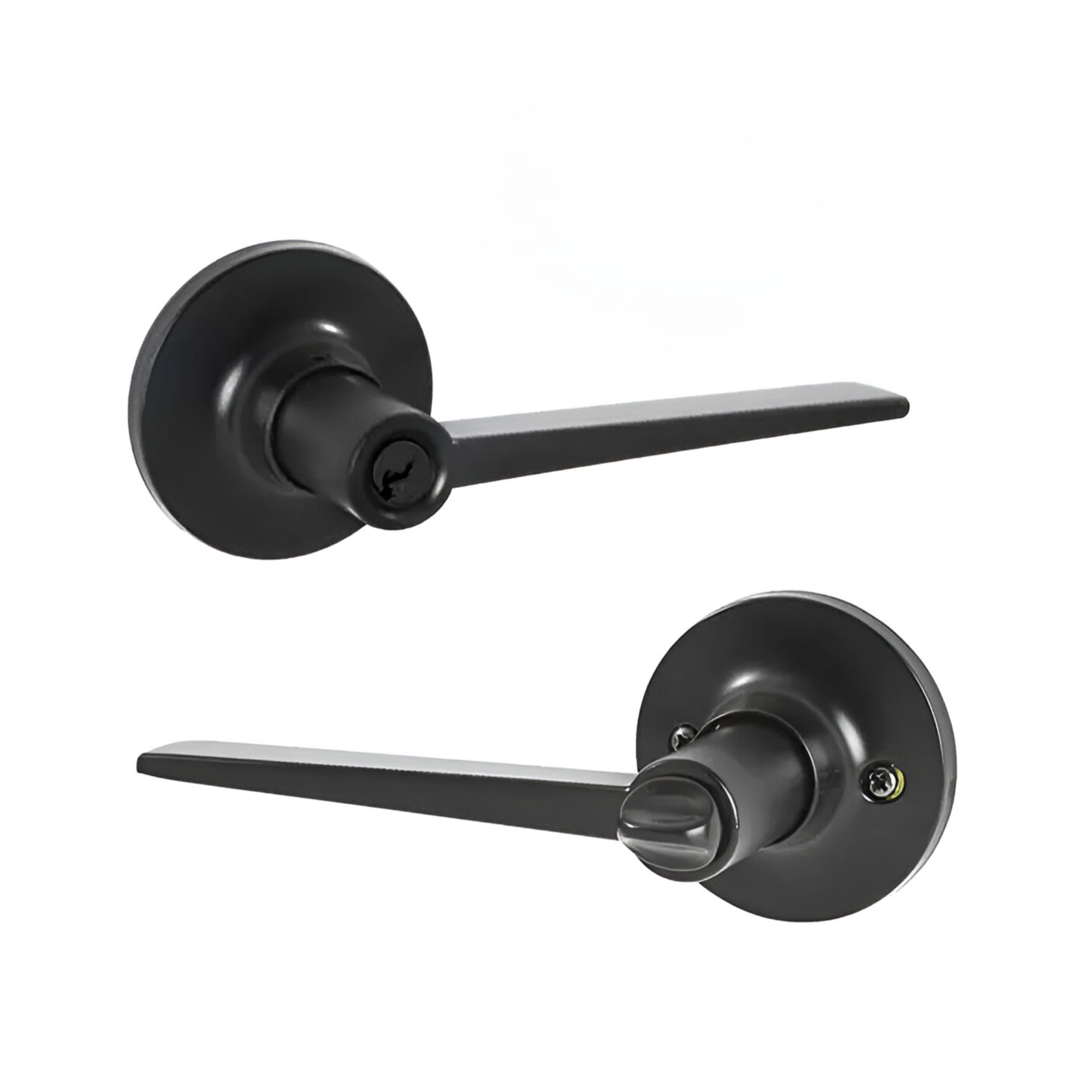 284002 FANAL - Cerradura manija llave/mariposa negro mate Rennes Fanal