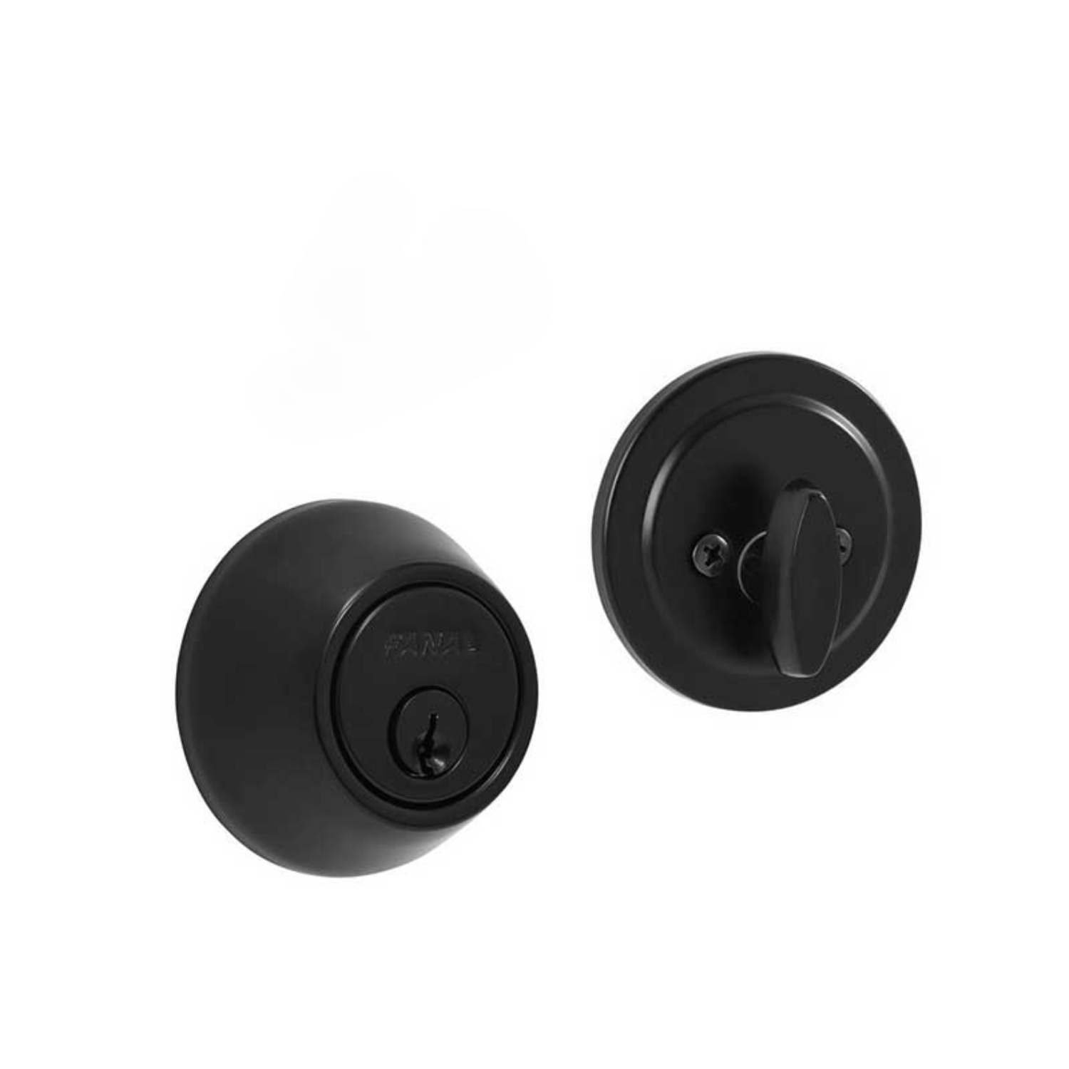 284029 FANAL - Cerrojo llave/mariposa llave tradicional negro mate caja Annecy Fanal