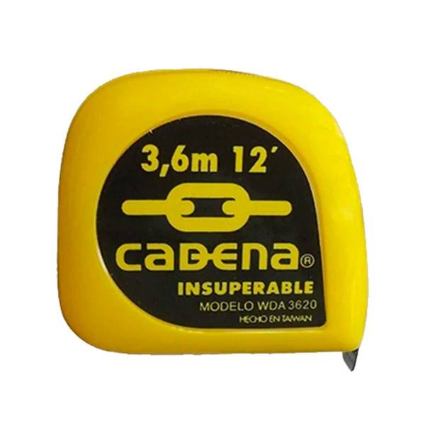 284402 CADENA - Flexometro 3.6mt ABS colores neon para display Cadena