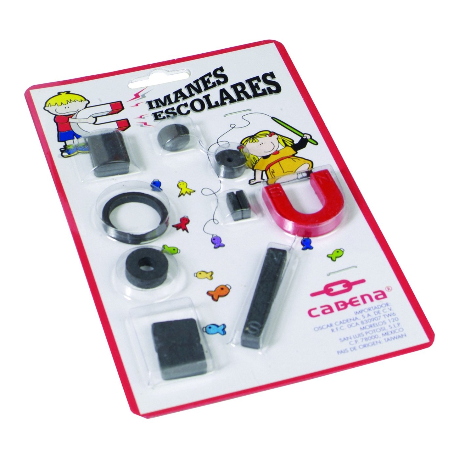 284405 CADENA - Juego de imanes escolares con 9 pz Cadena