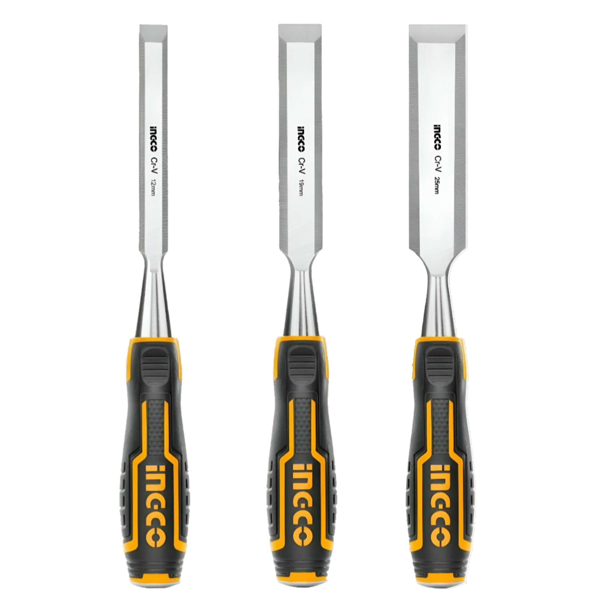 284683 INGCO - Juego 3 formones mango con grip CrV Ingco