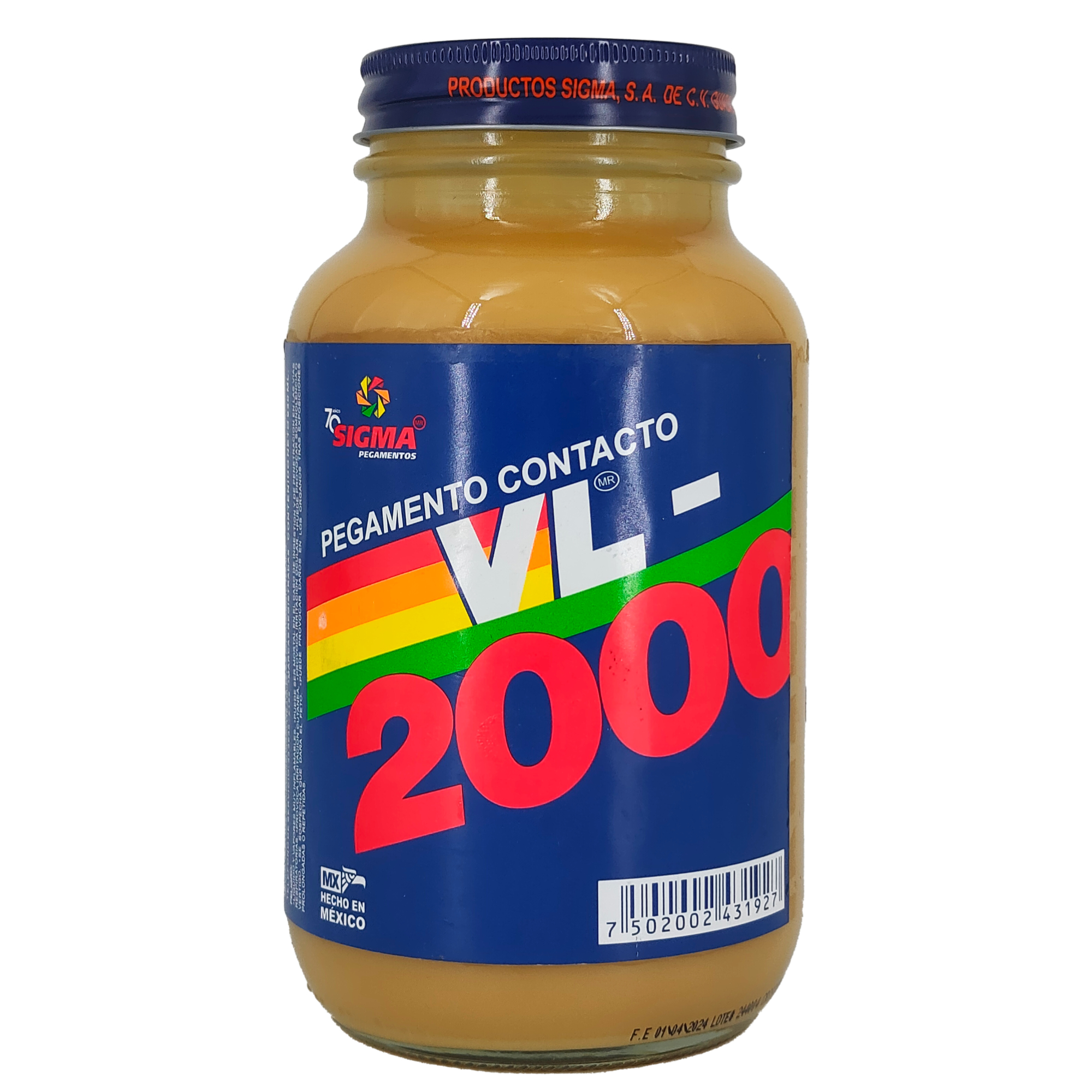 284863 SIGMA - Pegamento de contacto VL2000 bote 235ml Sigma