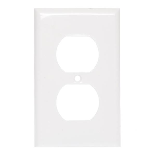 284892 IGOTO - Placa para contacto duplex blanco Americano Igoto