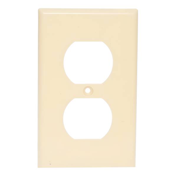 284893 IGOTO - Placa para contacto duplex marfil Americano Igoto