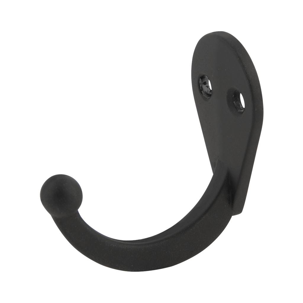 285095 HANDY HOME - Gancho perchero sencillo negro Handy Home