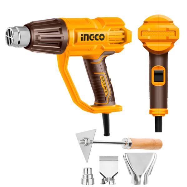 285334 INGCO - Pistola de calor 1600w con accesorios Industrial Ingco