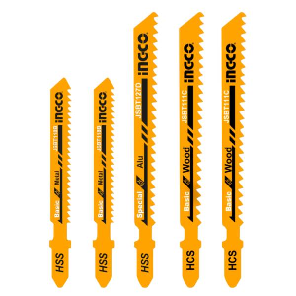 285335 INGCO - Segueta caladora para madera y metal con 5 pz Ingco
