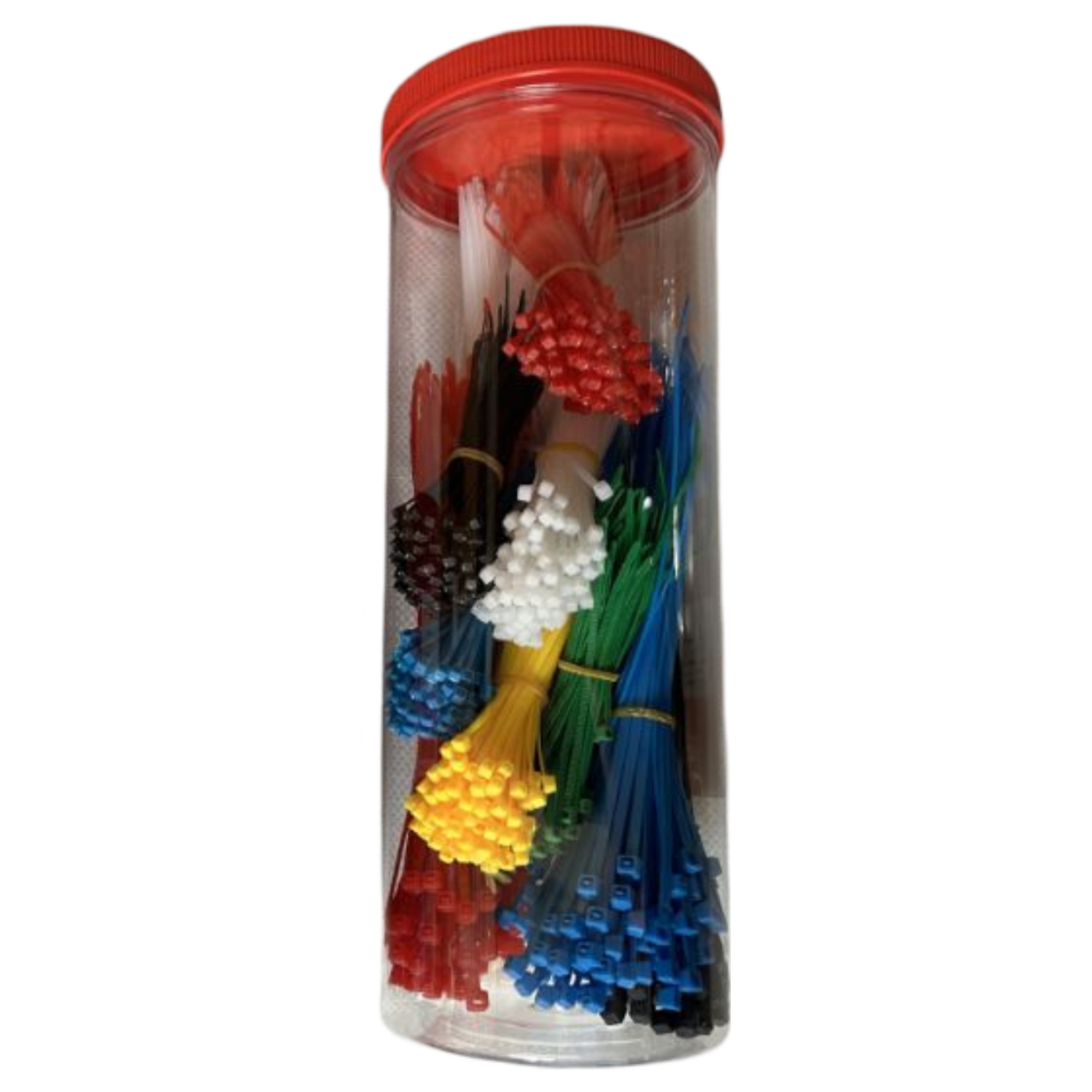 285541 VIANTI - Cinchos plasticos bote con 1000 colores surtido Vianti