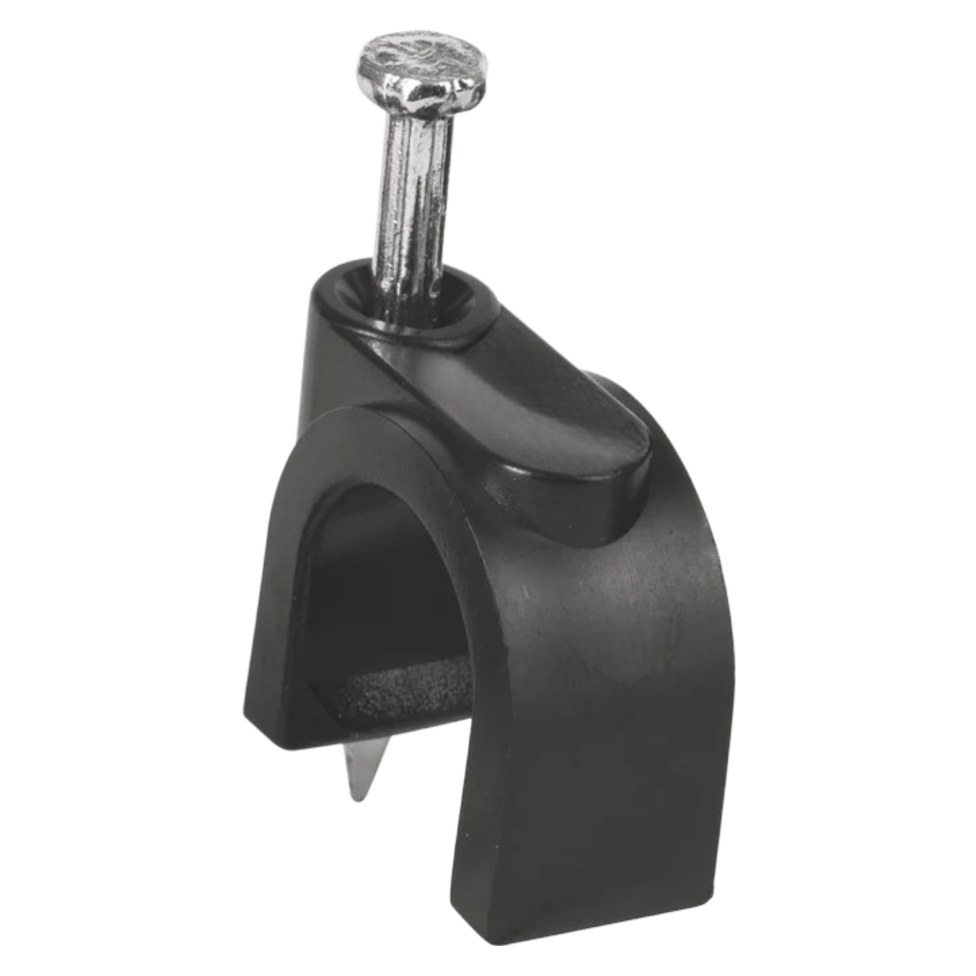 285547 VIANTI - Grapa para cable redonda 10mm negra con 20pz Vianti