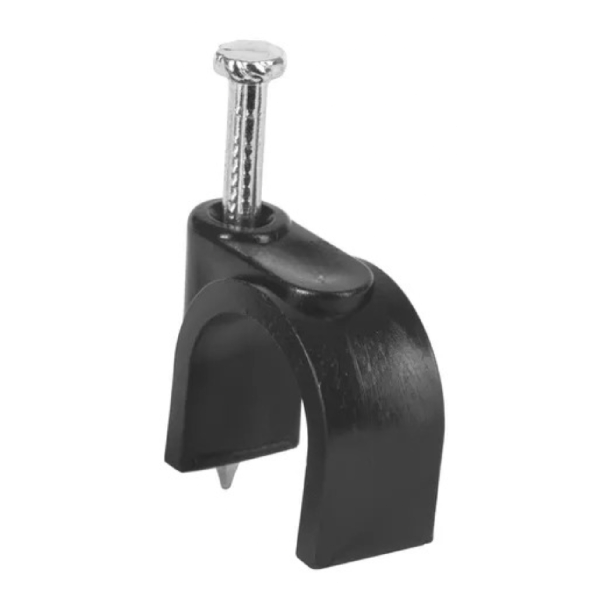 285550 VIANTI - Grapa para cable redonda 05mm negra con 20pz Vianti