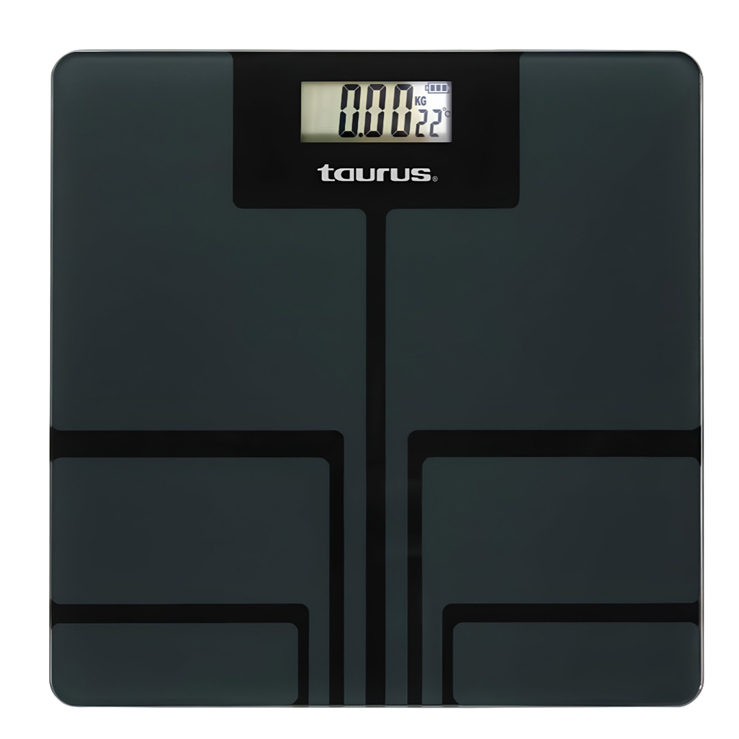 285796 TAURUS - Bascula digital para baño 27 x 27 cm 180kg Taurus