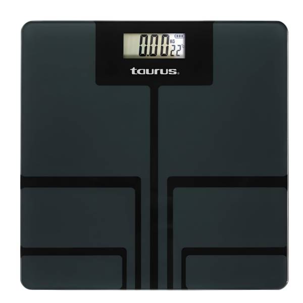 285796 TAURUS - Bascula digital para baño 27 x 27 cm 180kg Taurus