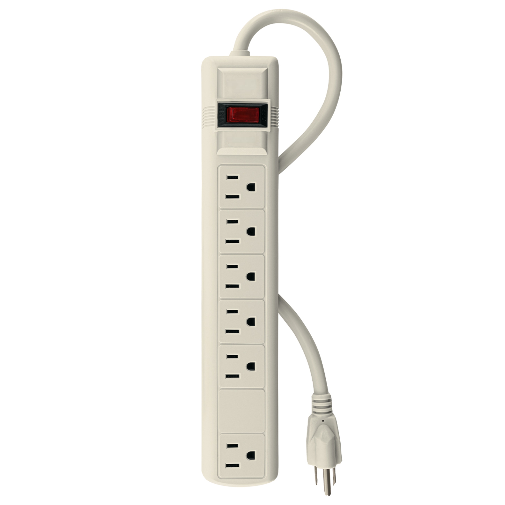 285937 VIANTI - Multicontacto con cable 75cm 06 contactos con indicador supresor 450j Vianti