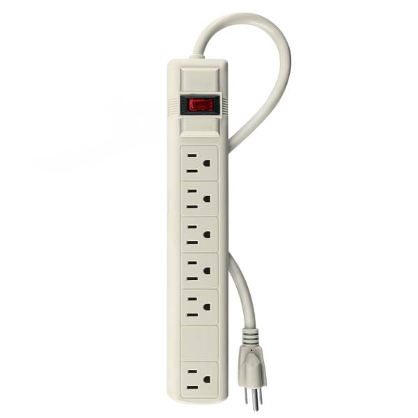 285938 VIANTI - Multicontacto con cable 75cm 06 contactos con indicador supresor 270j Vianti