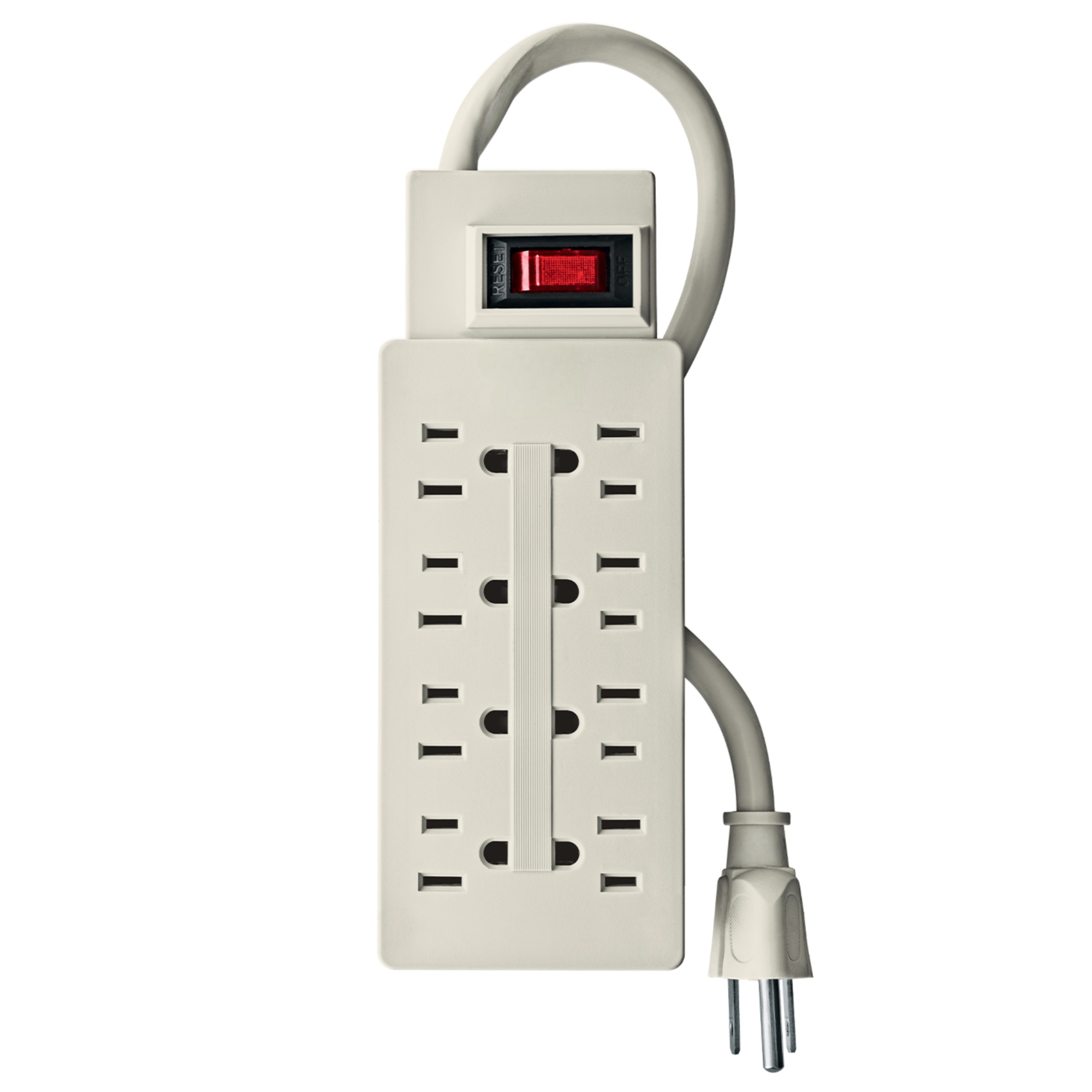 285939 VIANTI - Multicontacto con cable 75cm 08 contactos con indicador supresor 110j Vianti