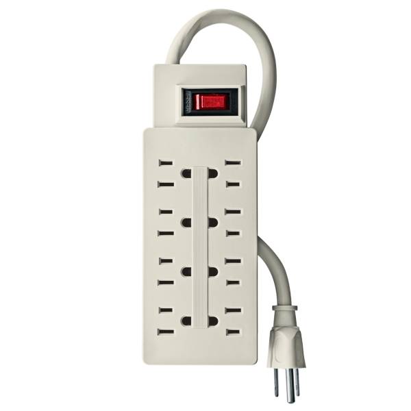 285939 VIANTI - Multicontacto con cable 75cm 08 contactos con indicador supresor 110j Vianti