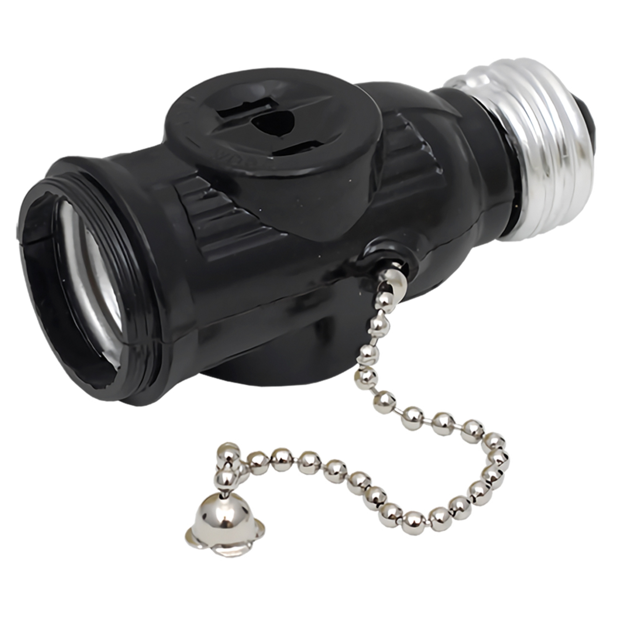 285941 VIANTI - Portalampara ladron con cadena negro POLCN Vianti