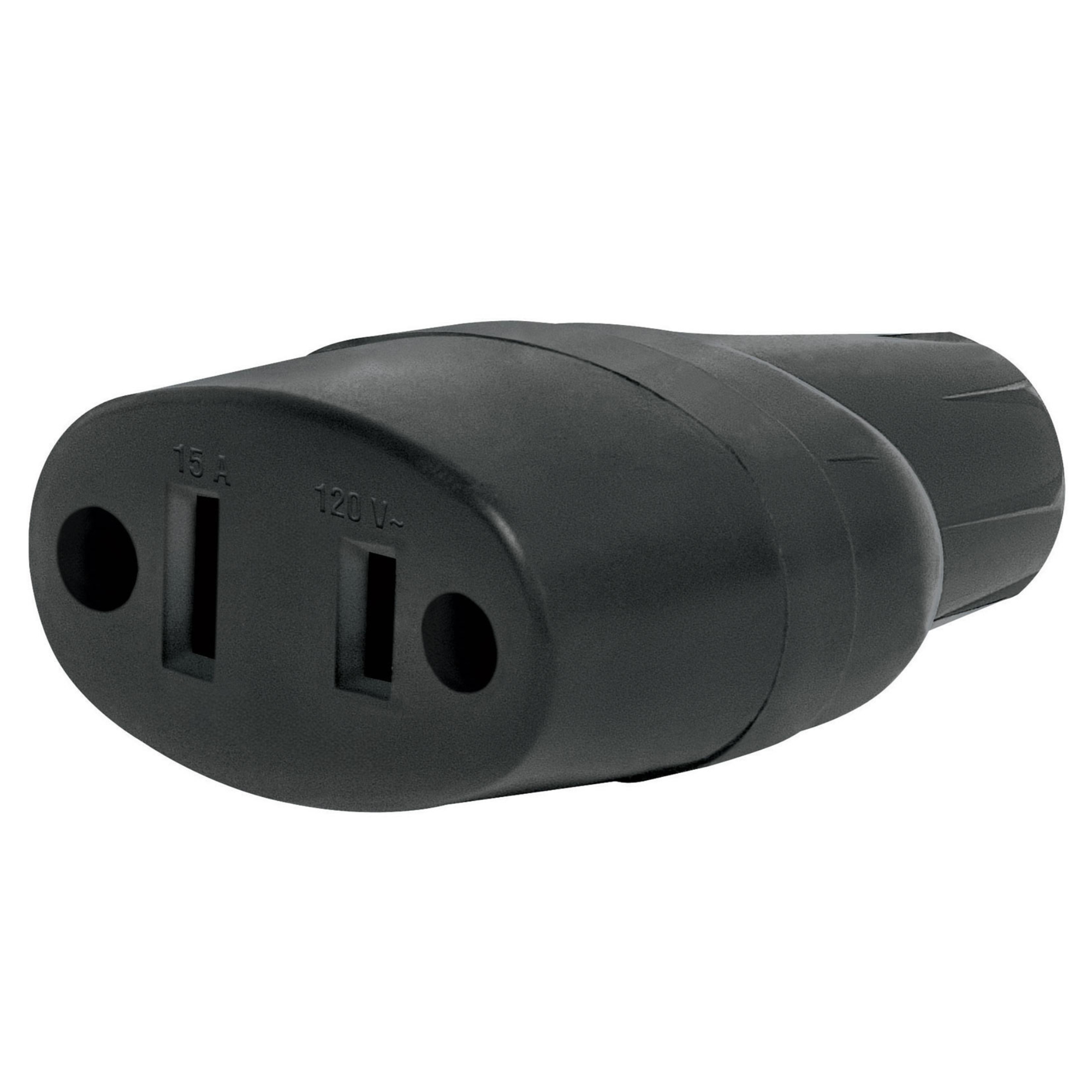 286167 VIANTI - Contacto ovalado PVC negro Vianti