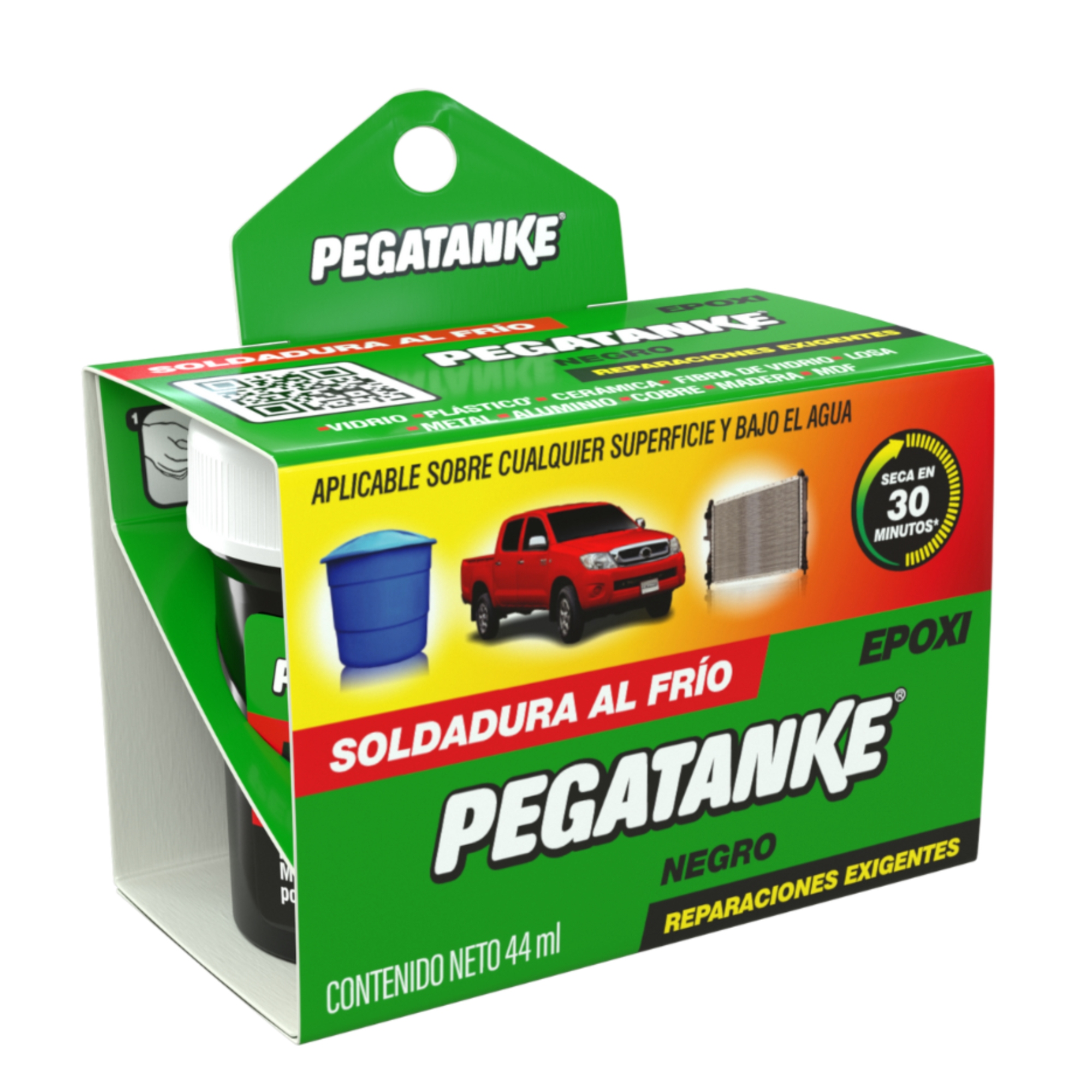 286388 PEGATANKE - Pegamento epox al frio 44ml negro Pegatanke