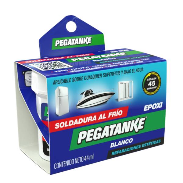 286389 PEGATANKE - Pegamento epox al frio 44ml blanco Pegatanke
