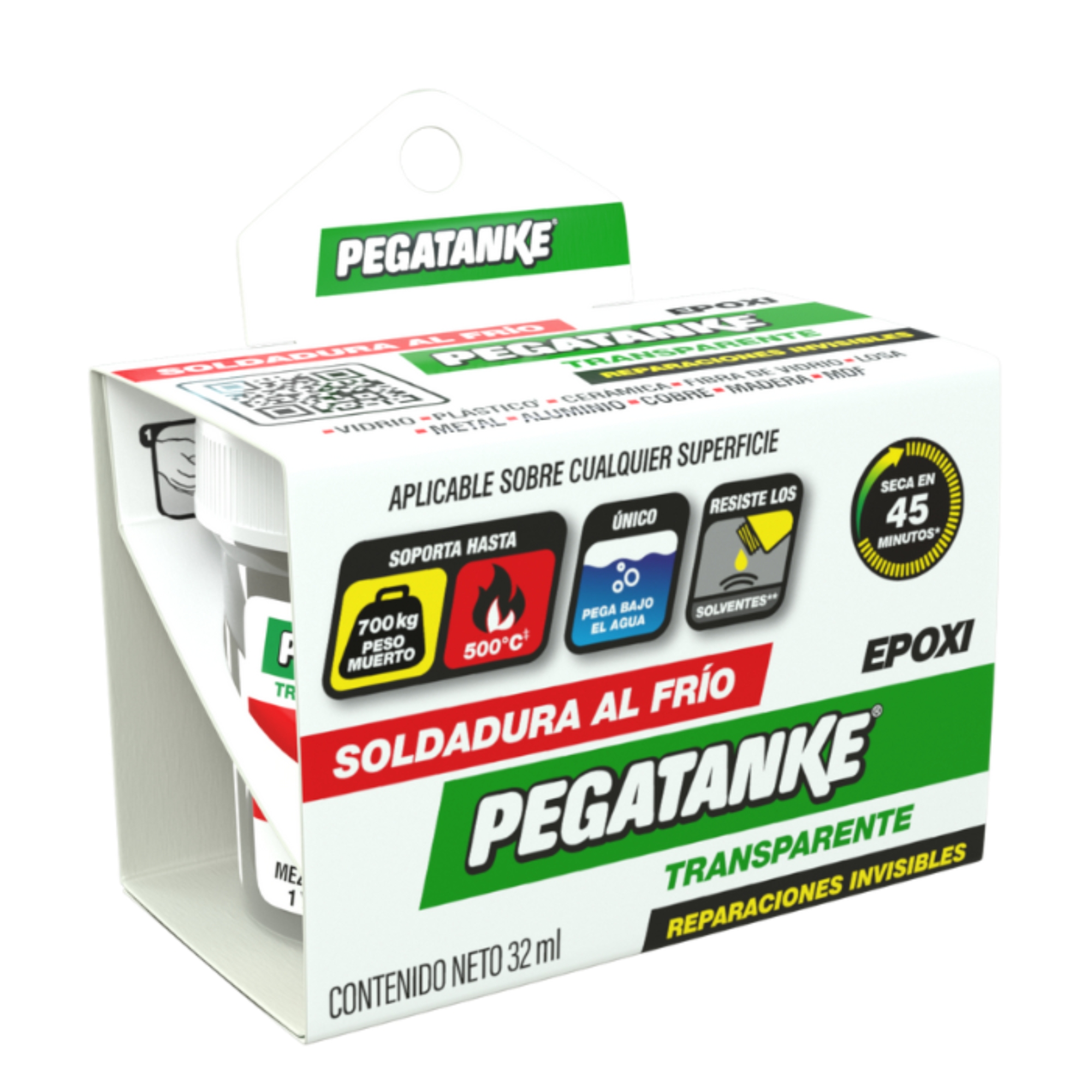 286391 PEGATANKE - Pegamento epox al frio 32ml transparente Pegatanke