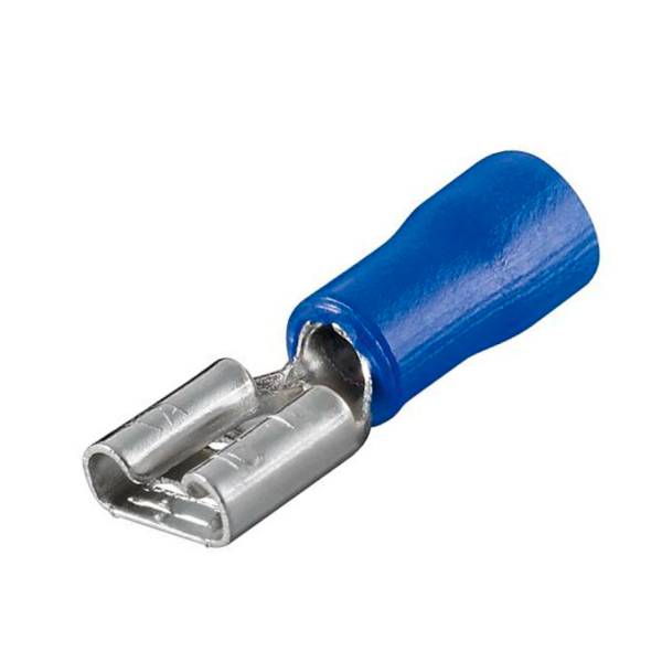 286473 IGESA - Terminal hembra cal 16-14 AWG .250hma azul con 50pz Igesa