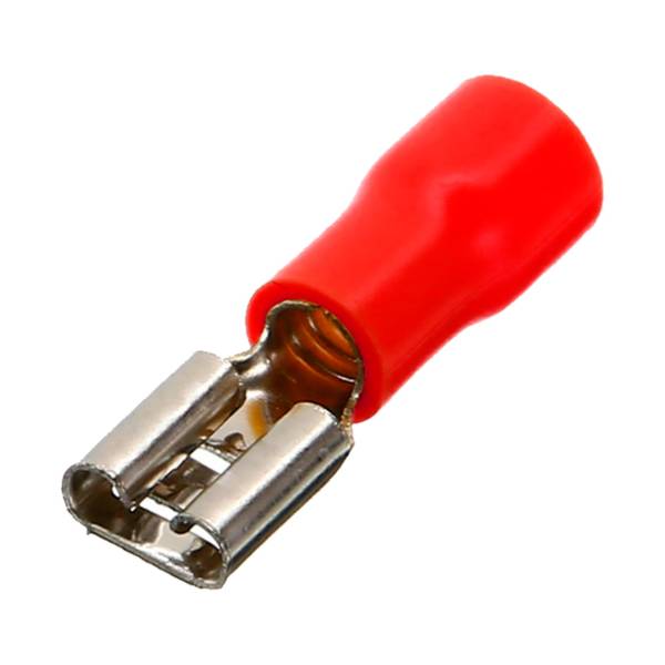 286474 IGESA - Terminal hembra cal 22-16 AWG .250hma roja con 50pz Igesa