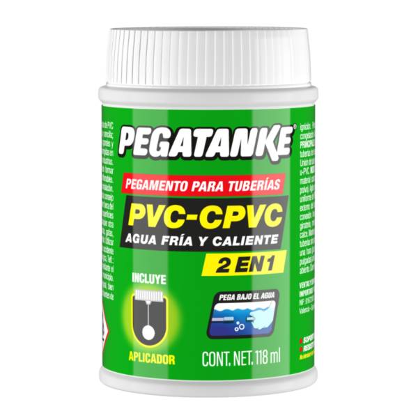 286822 PEGATANKE - Pegamento para PVC y CPVC 118ml 1/8 Pegatanke