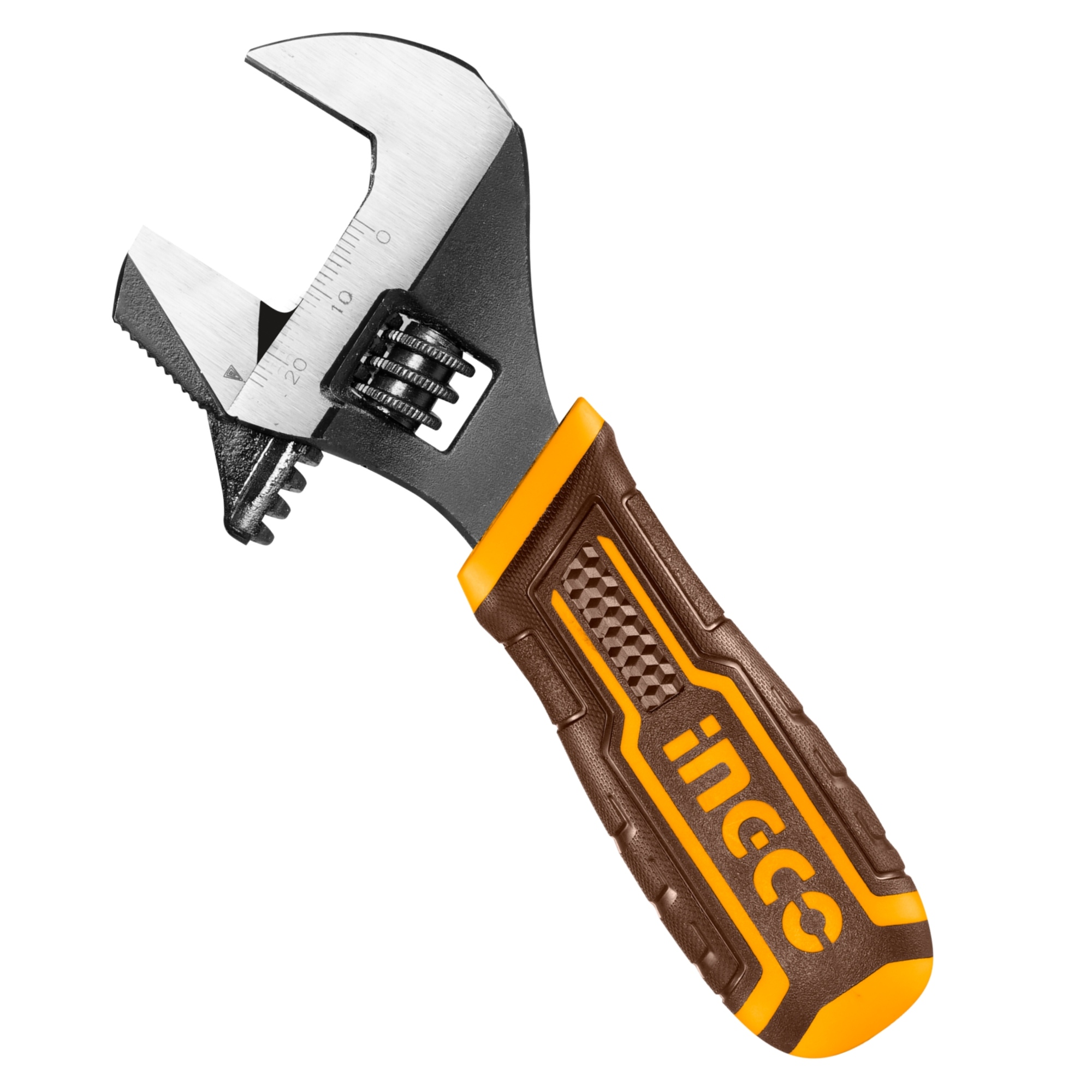 286858 INGCO - Llave ajustable [perico] 06 2en1 mango con grip CrV Ingco