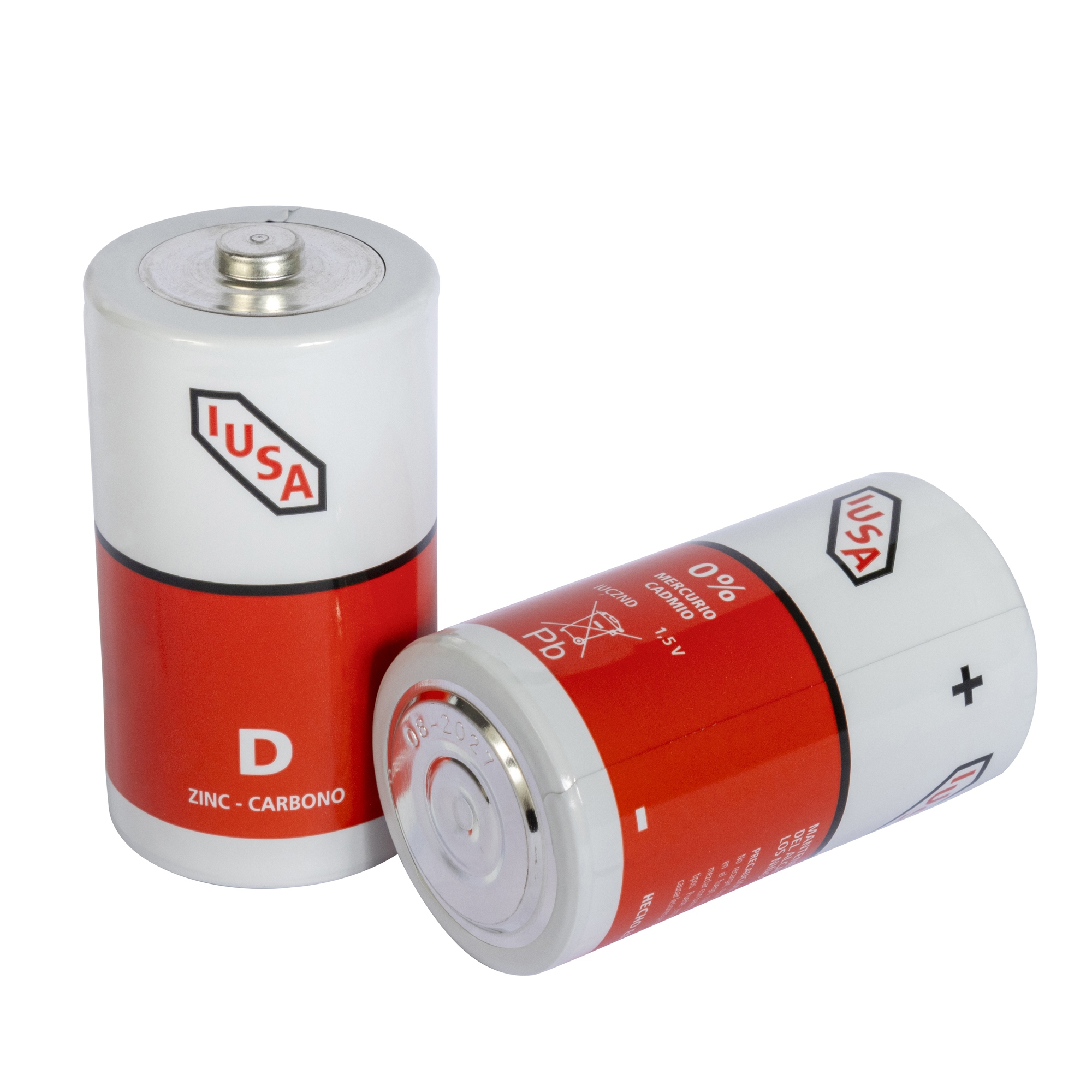 287198 IUSA - Pila zinc-carbon D blister con 2 pz Iusa