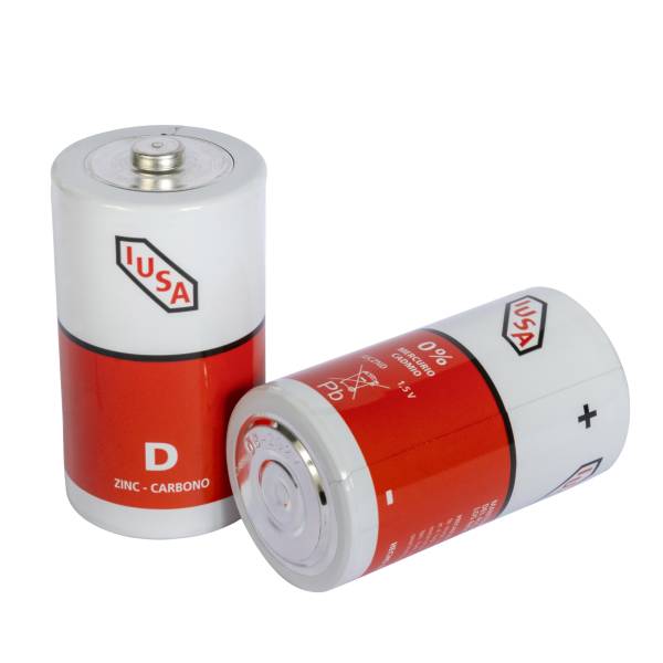 287198 IUSA - Pila zinc-carbon D blister con 2 pz Iusa