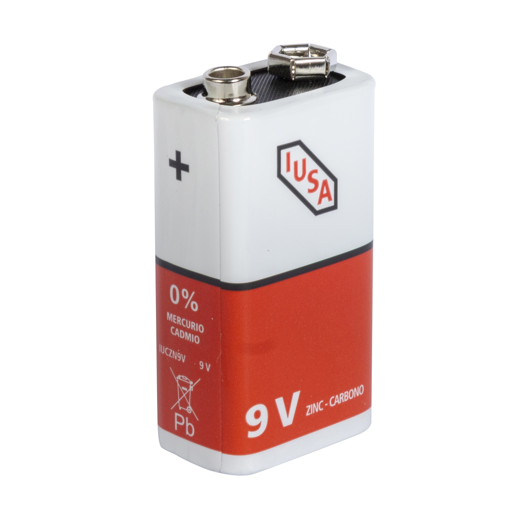 287199 IUSA - Pila zinc-carbon 9v blister con 1 pz Iusa