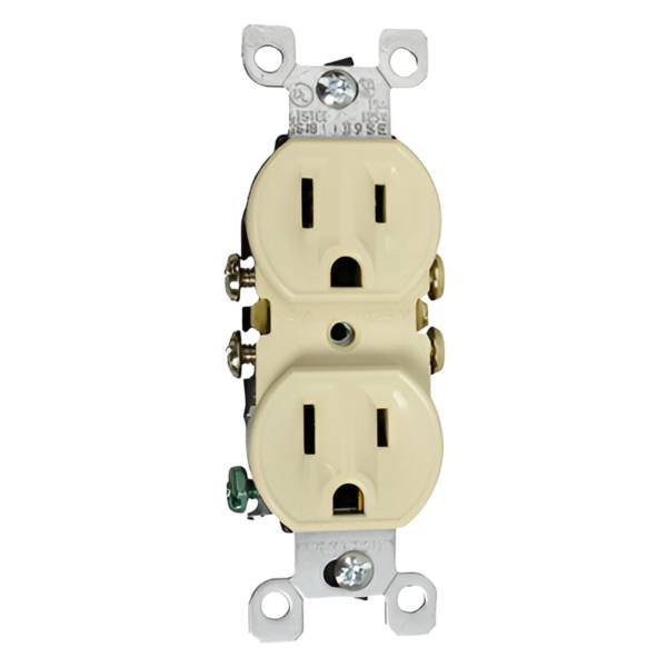 287358 LEVITON - Contacto duplex 2p+t marfil Leviton