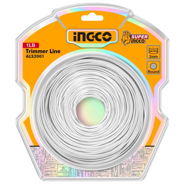 287914 INGCO - Hilo desbrozadora 2.0mm x 120 mts blanco blister Ingco