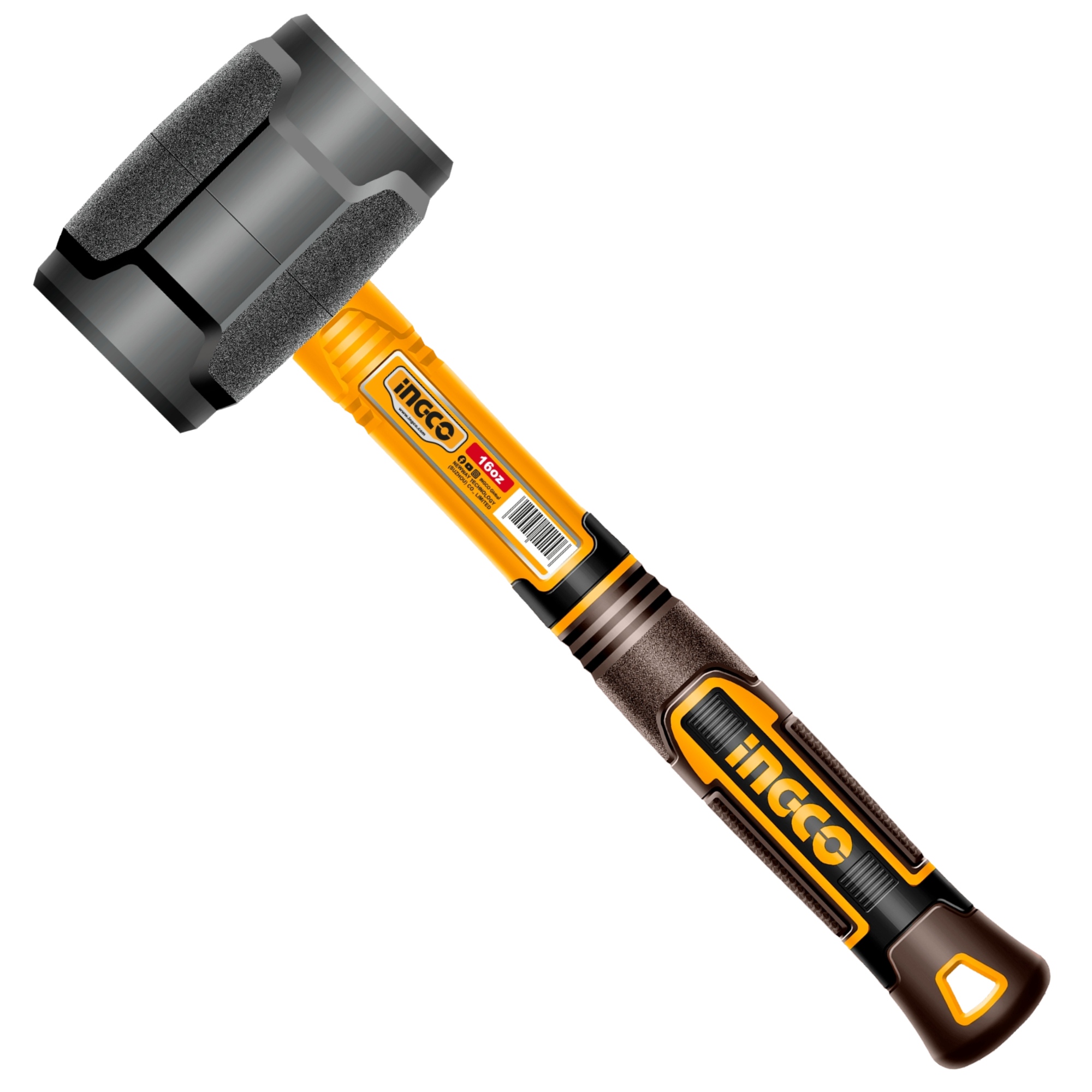 287952 INGCO - Mazo hule negro 16oz mango/fibra vidrio Ingco