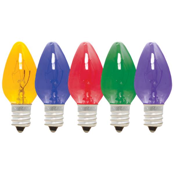 288017 KLEY - Foco navideño 7-1/2 colores surtidos con 50pz Kley