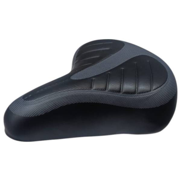 288073 NITRO - Asiento para bicicleta ancho con resorte negro - gris Lince Nitro