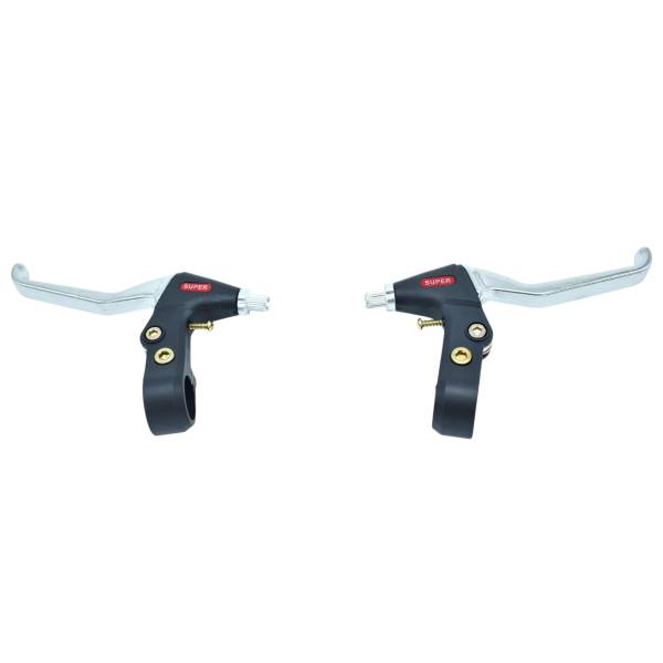 288100 NITRO - Palancas para freno v para bicicleta 3 dedos negro/plata Nitro